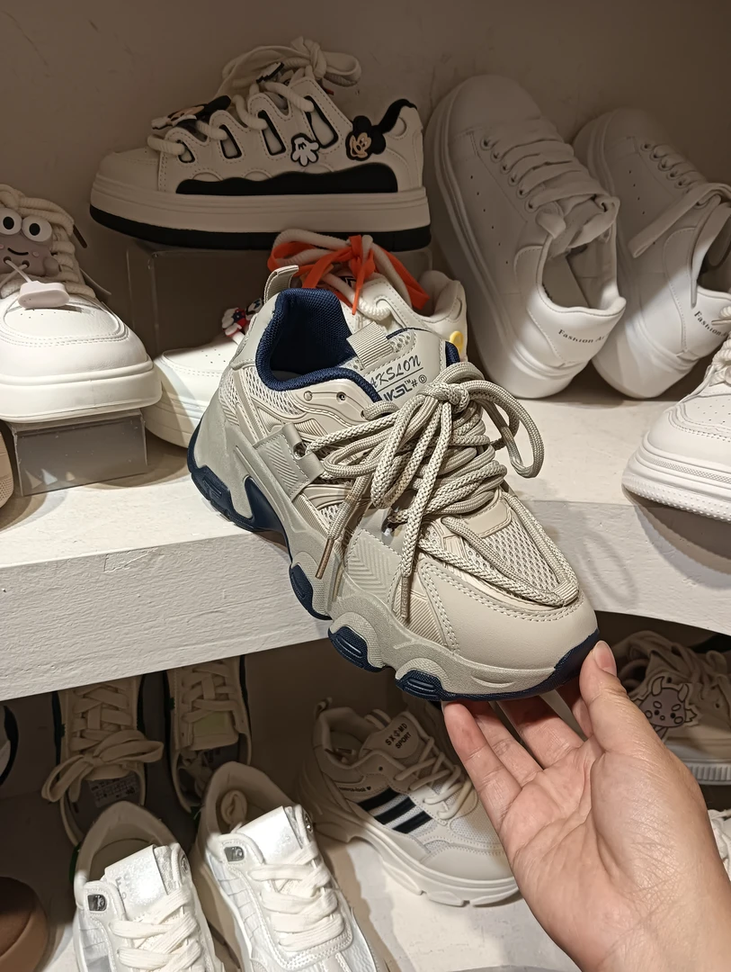 四季秀气双网老爹鞋运动鞋