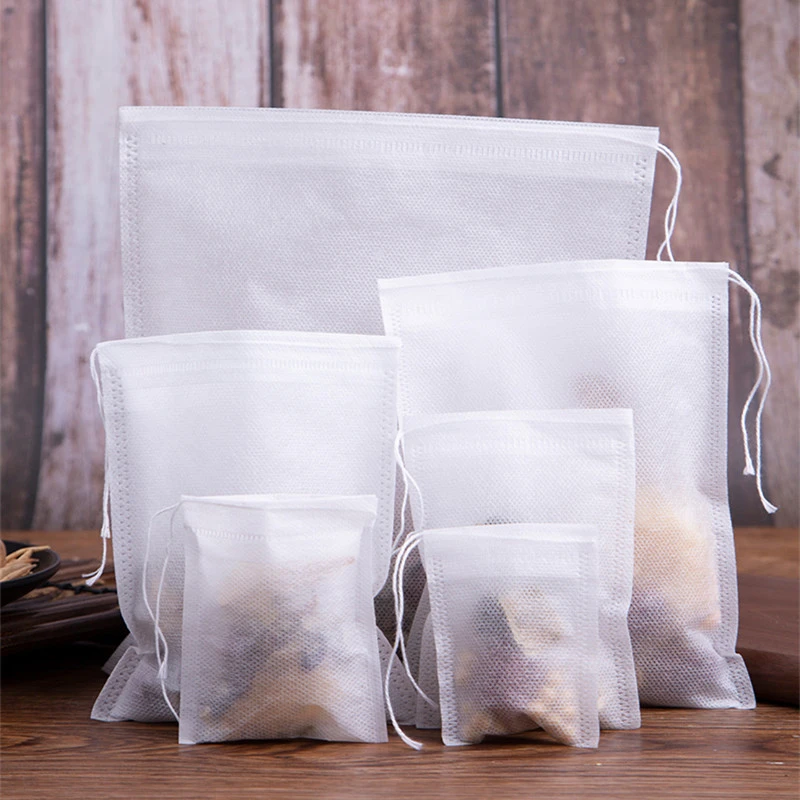 一次性抽线多用无纺布泡茶卤料袋袋料袋装煎茶叶包煮隔渣包袋过滤