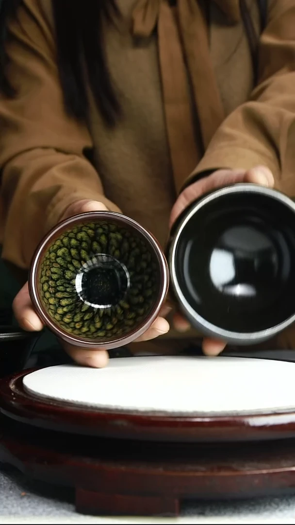 【闪购商品】瓷茶盏5乌金钵+鹧鸪