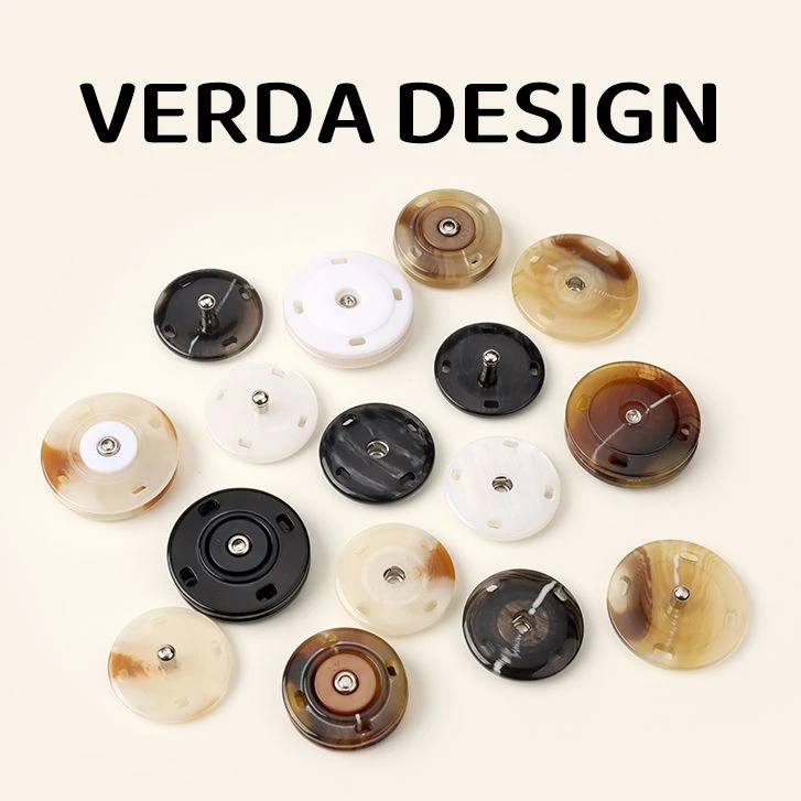 树脂大衣暗扣纽扣高档貂皮按扣羊绒毛衣隐形上衣扣子子母扣