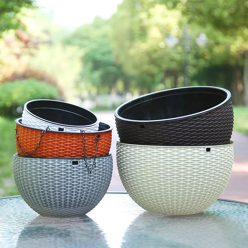 吊篮盆悬挂式花盆多肉绿萝自吸水培吊兰垂吊耐晒品质耐用透气透气