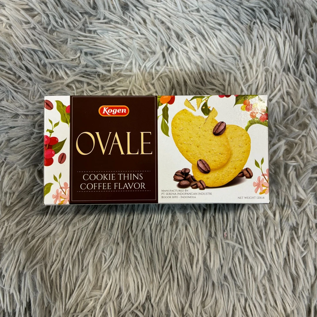 印尼进口欧华乐咖啡味薄脆饼干