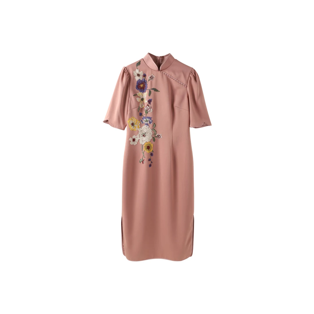 L11035-凡诗琪FEARCHARIA-新中式国风连衣裙