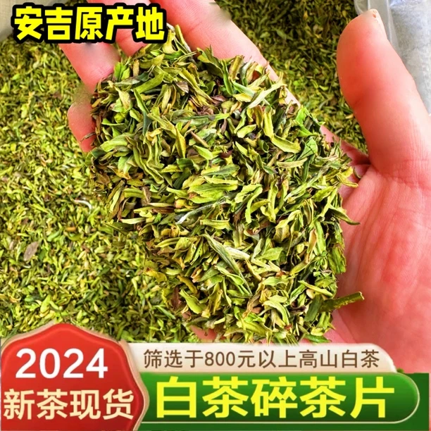 【白茶碎茶片】2024明前白叶一号兰花香鲜爽回甘清香滋味口粮茶实惠