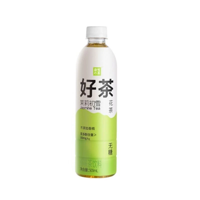 奈雪的茶无糖纯茶茉莉初雪花茶饮料500ml/瓶