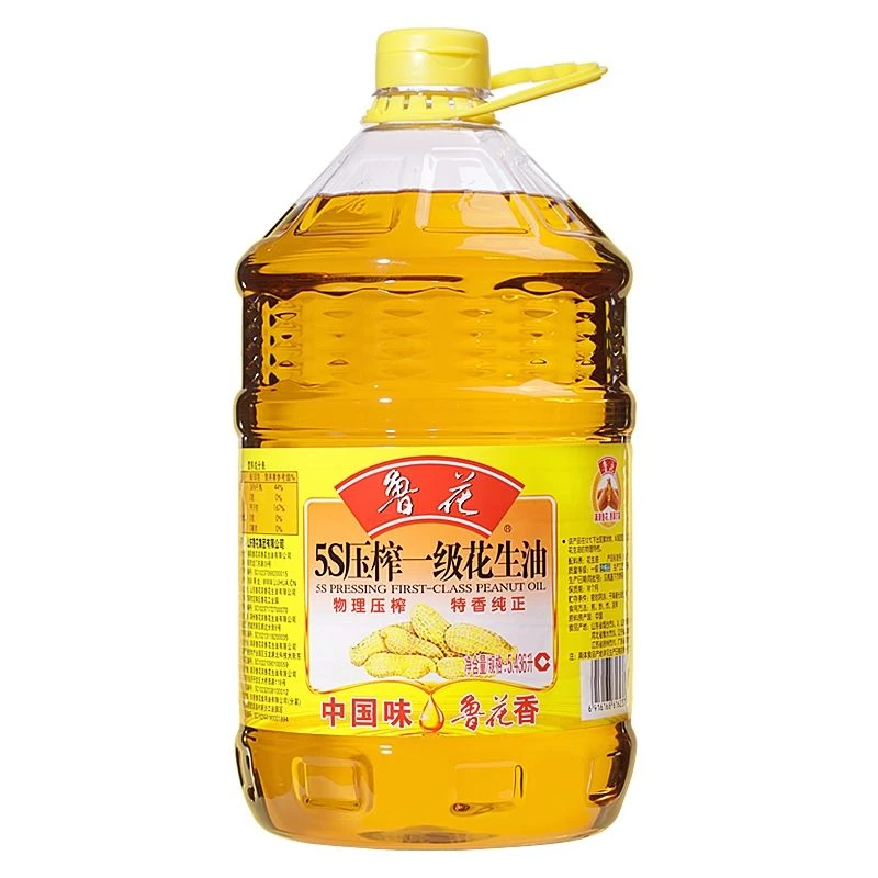鲁花5S压榨一级花生油 5.436L/桶