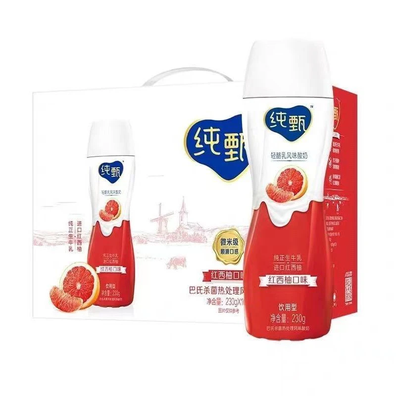 蒙牛纯甄红西柚酸奶230g*10/箱