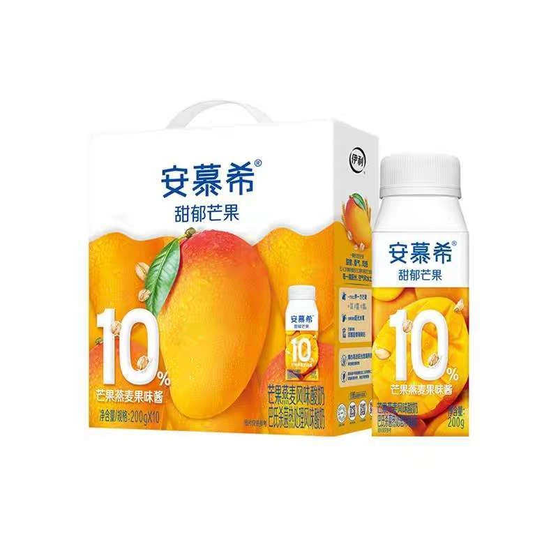 伊利安慕希芒果燕麦风味酸奶200g*10/箱