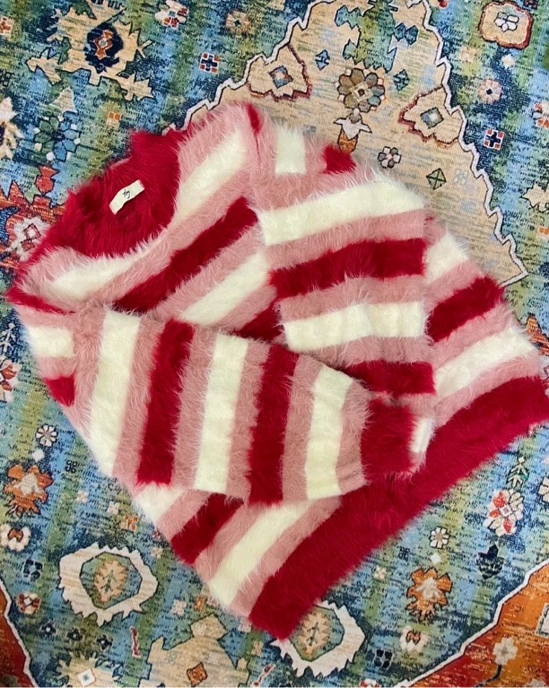 Vintage古着毛衣开衫外套百搭