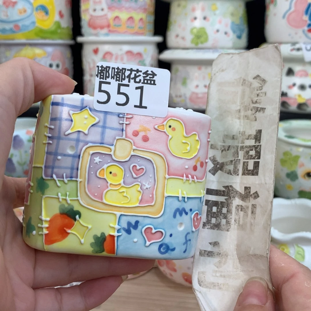 紫砂花盆551 嘟嘟花盆