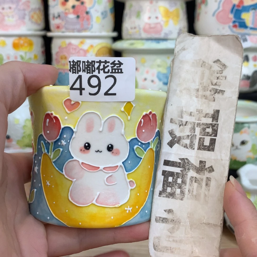 紫砂花盆492 嘟嘟花盆