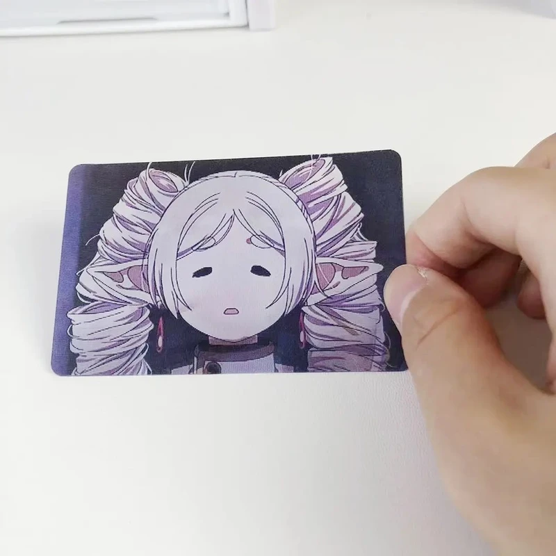 葬送的芙莲娜三变表情光栅卡卡通颜值创意动漫物料收藏变化小卡