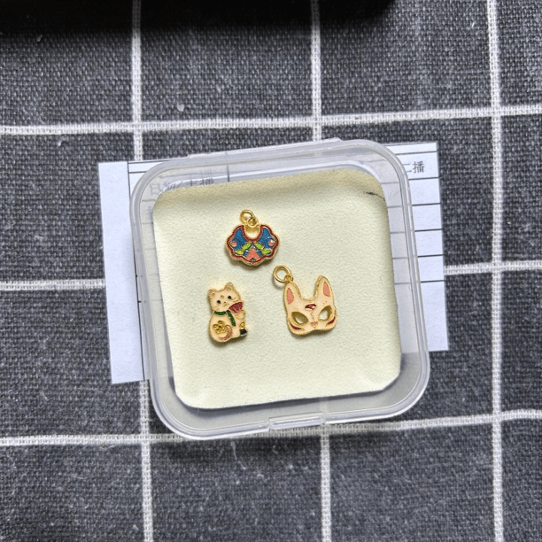 匠又金银  足金高温烧蓝首饰5.84