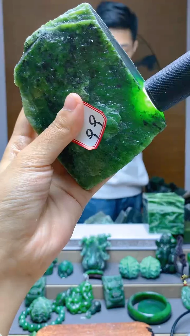 【闪购商品】和田玉（碧玉）珠宝半成品未镶嵌1