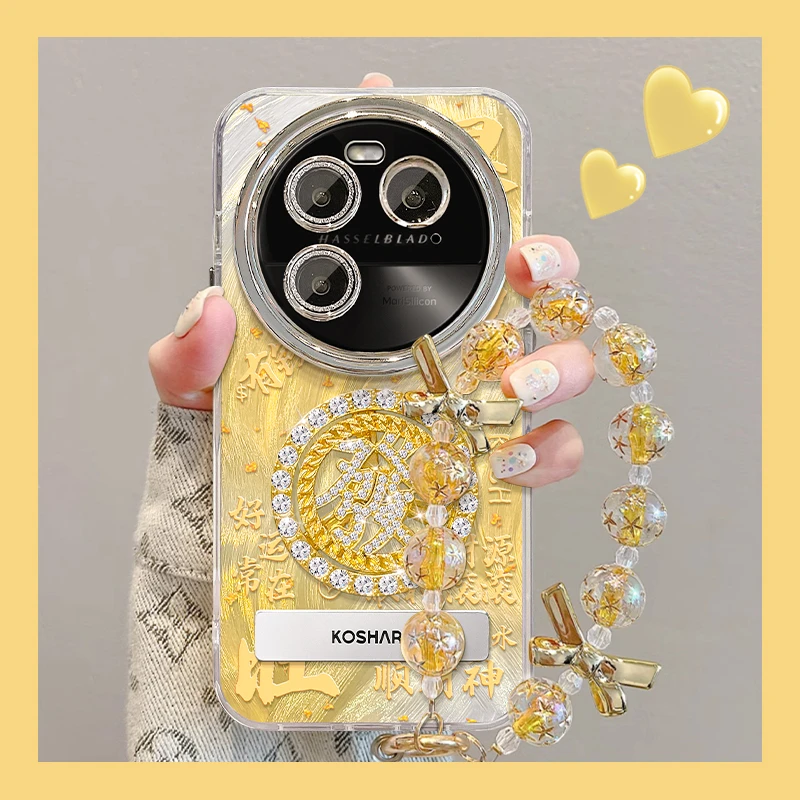 适用于OPPOFINDX6暴富發转盘精孔羽纱壳女手机壳防摔保护