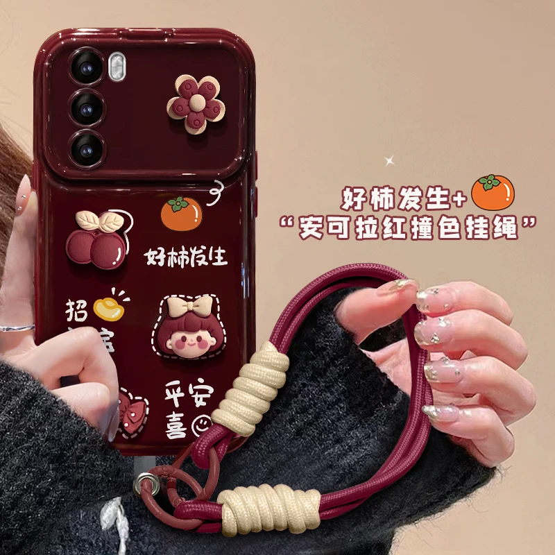 适用于OPPORENO12好柿发生翻盖大视窗女高级手机壳保护套