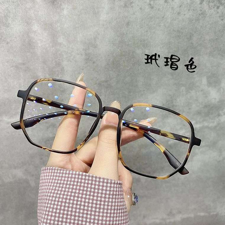 防辐射抗蓝光可配有度数素颜显瘦平光护目近视眼镜女眼睛框男韩版