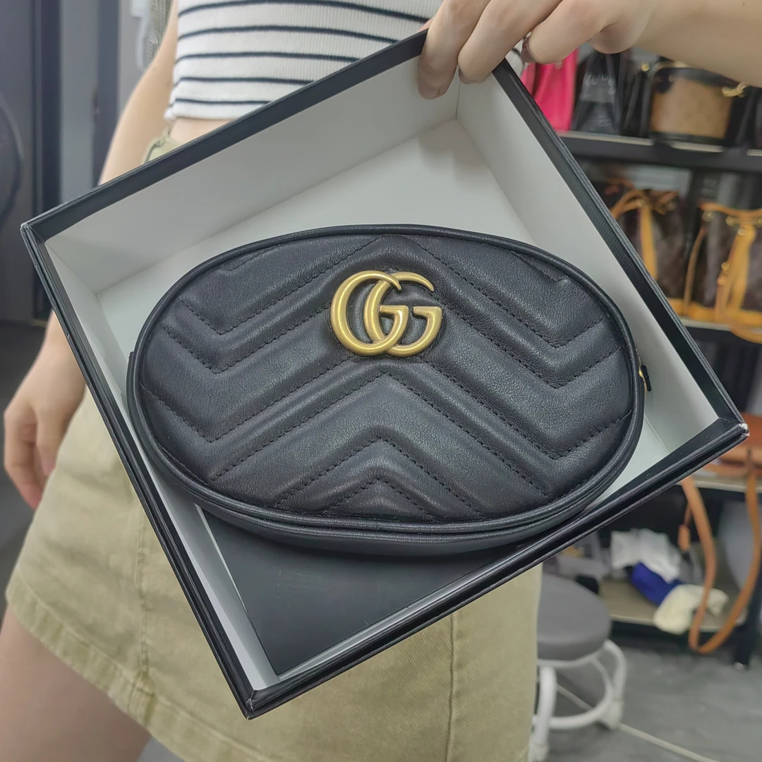 95新 GUCCI/古驰 心选奢品/古驰马蒙 腰包
