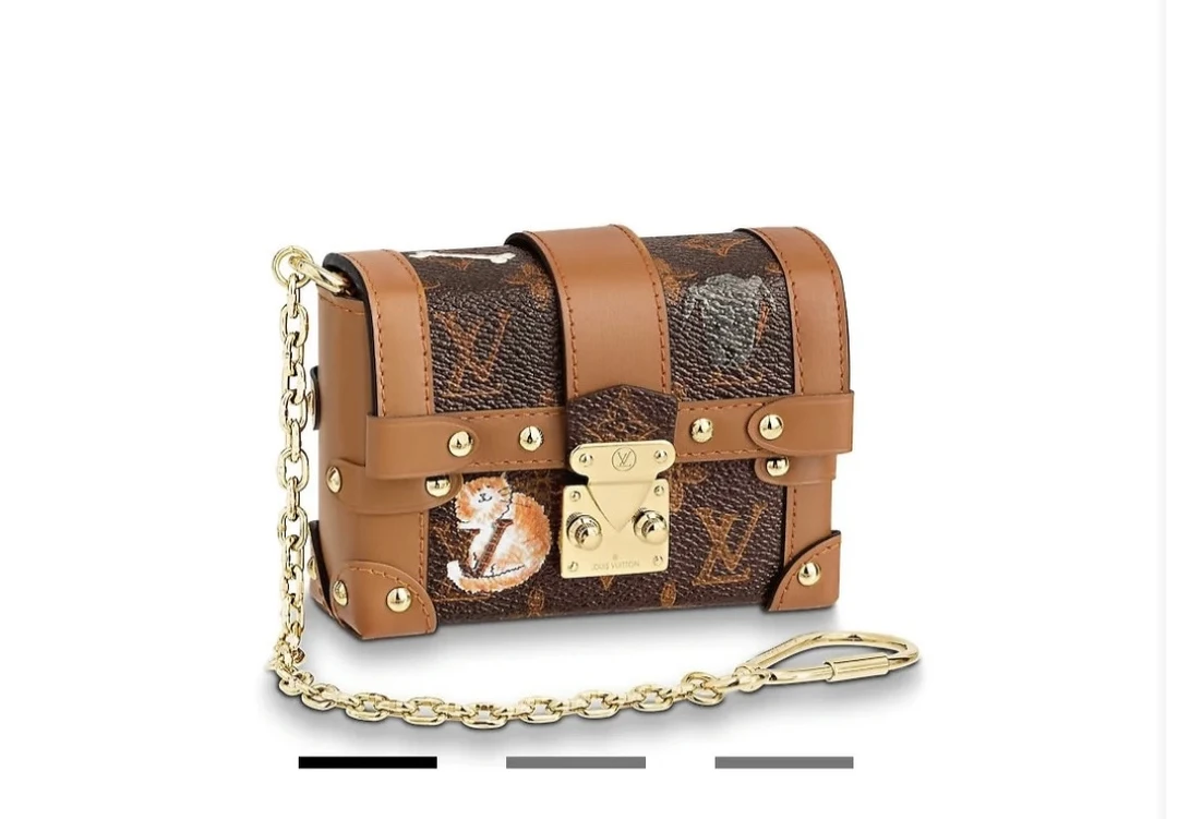 95新 LouisVuitton/路易威登 梵·心选/老花硬盒子mini/全原/95新