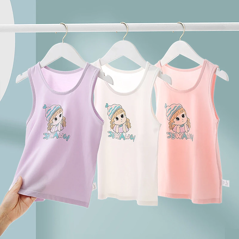 女童a类棉背心莫代尔内穿吊带女宝夏季薄款小女孩女宝宝儿童打底