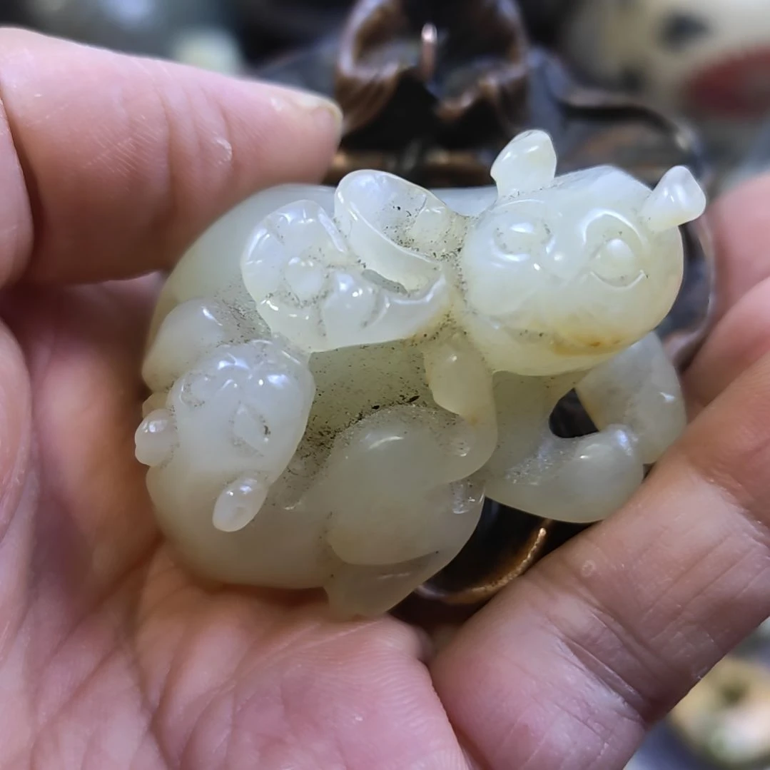摆件铜器摆件茶摆件茶
