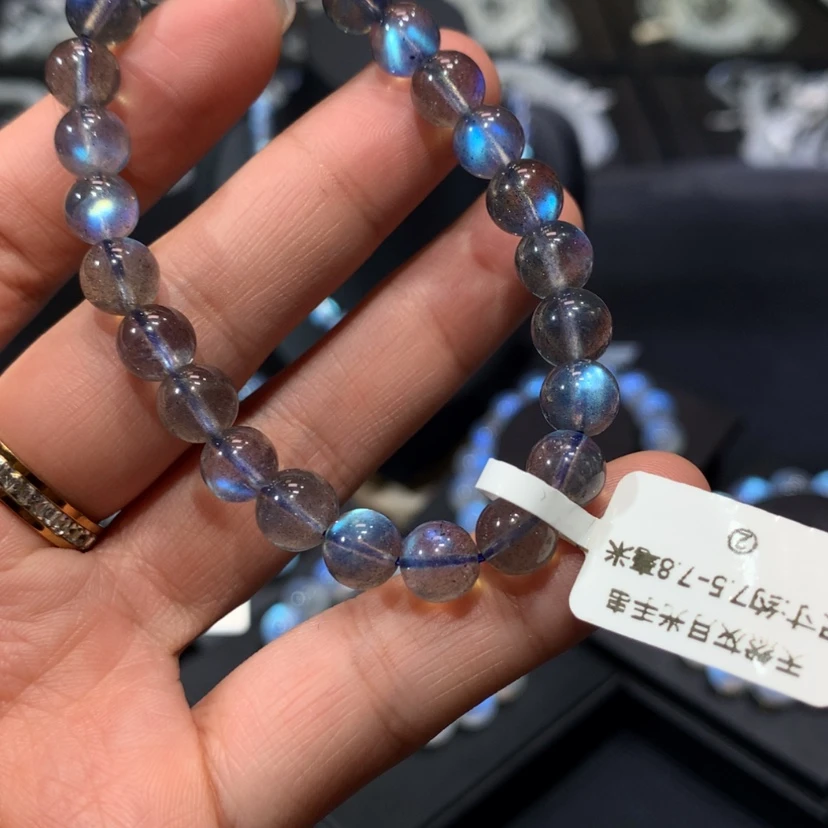 【闪购商品】拉长石手链未镶嵌7.5