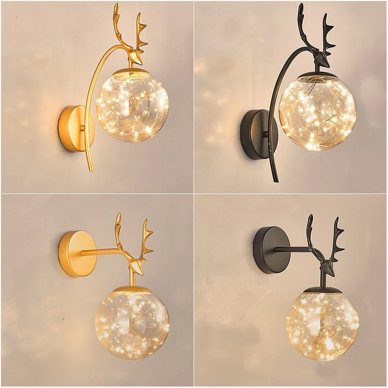 现代简约轻奢水晶走廊灯客厅背景墙灯酒店过道走廊网红卧室墙壁灯