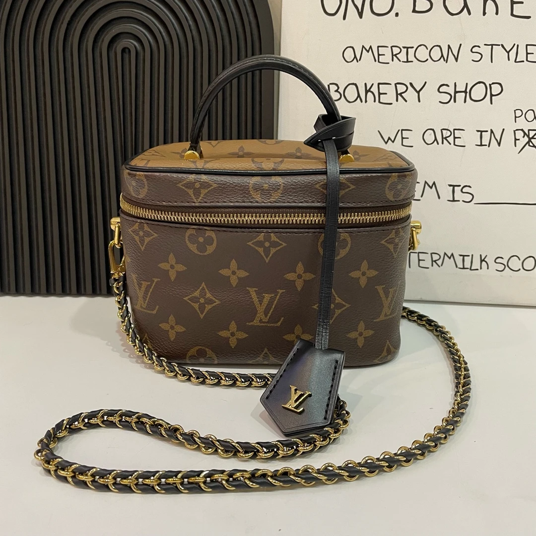 95新 LouisVuitton/路易威登 【蔡包紫】老花化妆盒/8389812