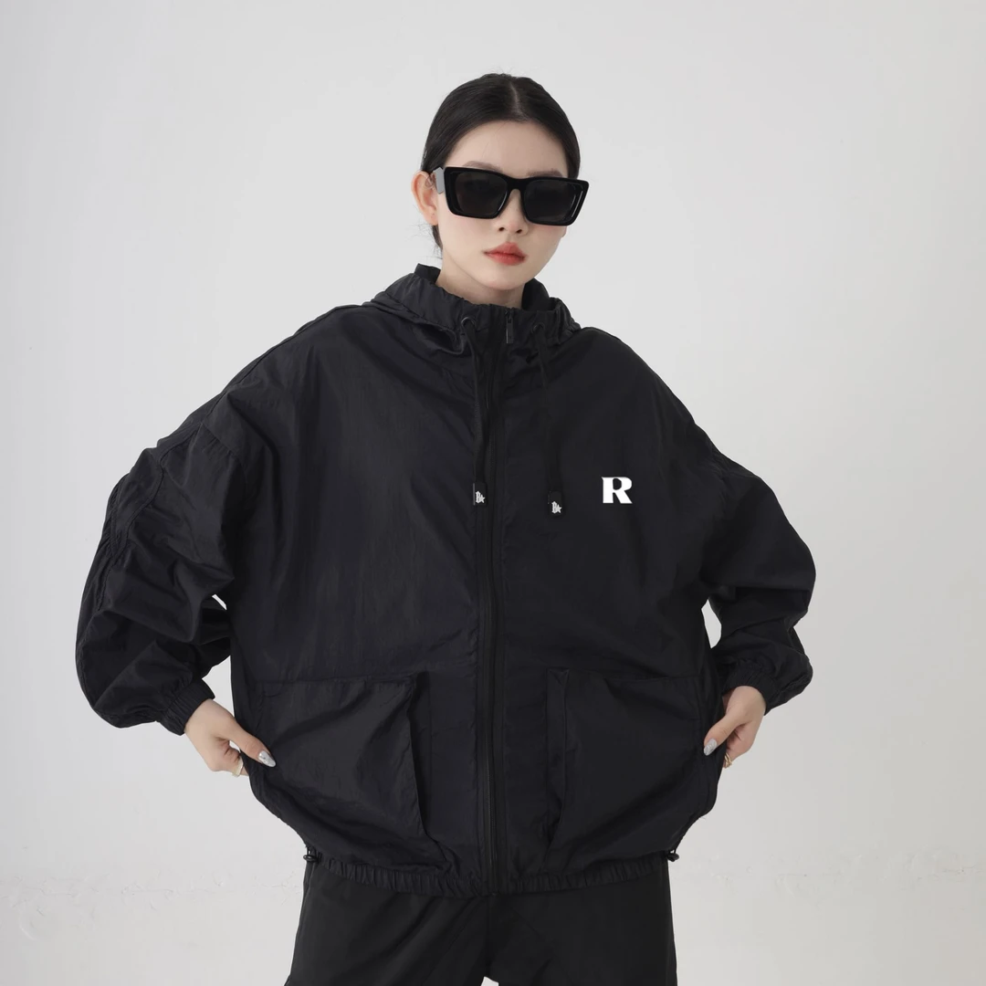 【达人专属】夏季防晒冲锋外套男女同款潮酷宽松大版