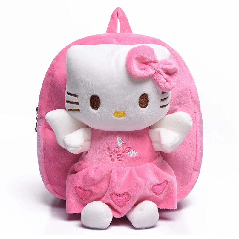 卡通幼儿园书包儿童轻便双肩包男孩女孩韩版可爱KT猫时尚衣服配饰