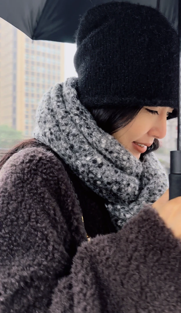 JSR studio【西米露】新品大牌针织羊毛围巾时尚百搭