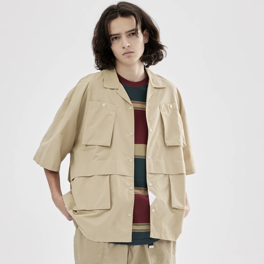 LAPRIMA 22SS CLIMBING SHIRT 速干机能户外廓形 工装衬衫多口袋