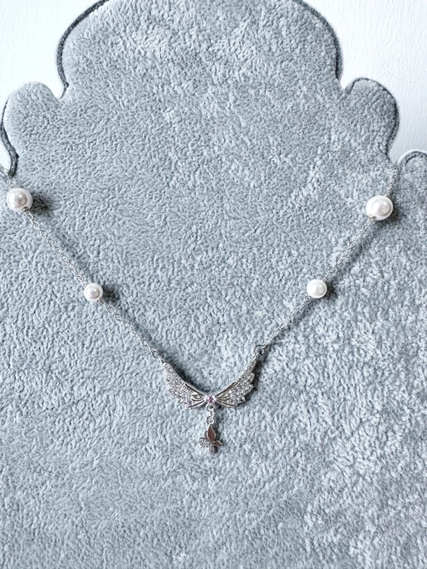 铜合金仿珍珠项链 满天星项链