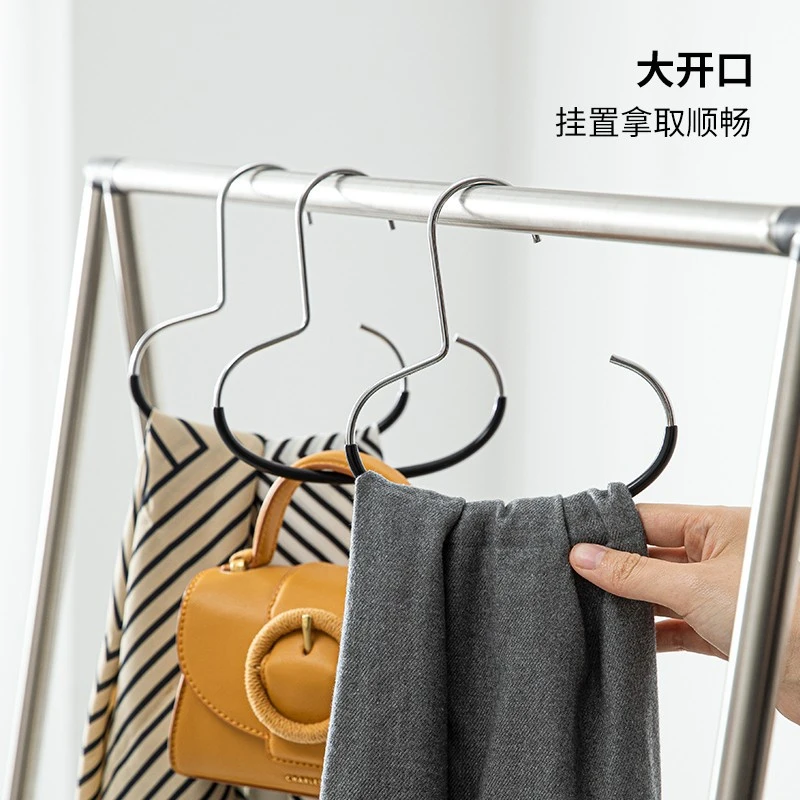 【4个大号装】圆环衣架柜多功能包包挂钩丝围巾领带收纳整理挂帽子