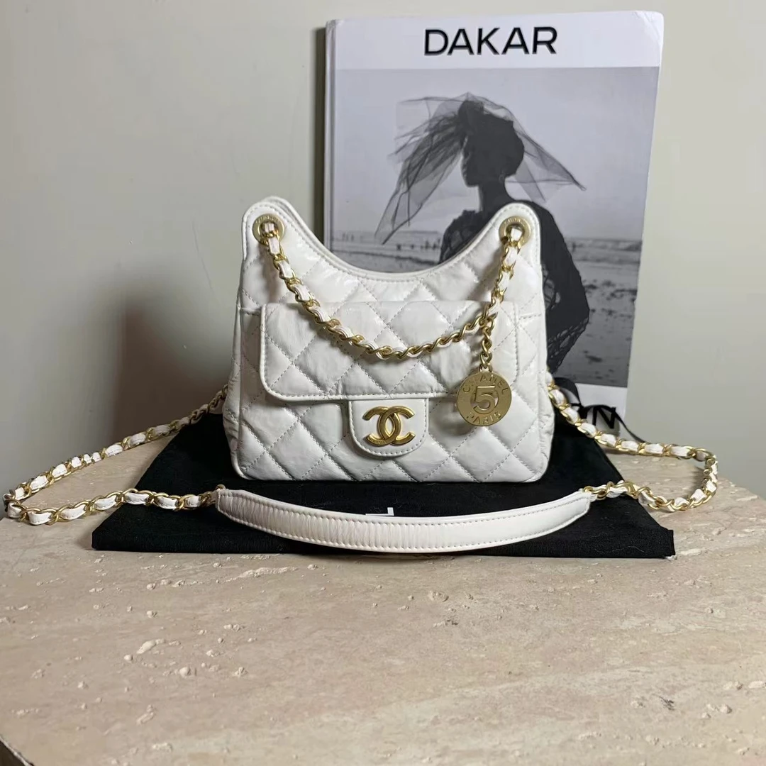 99新 Chanel/香奈儿 壹臻/23b白金油腊牛精灵小号 /17184994