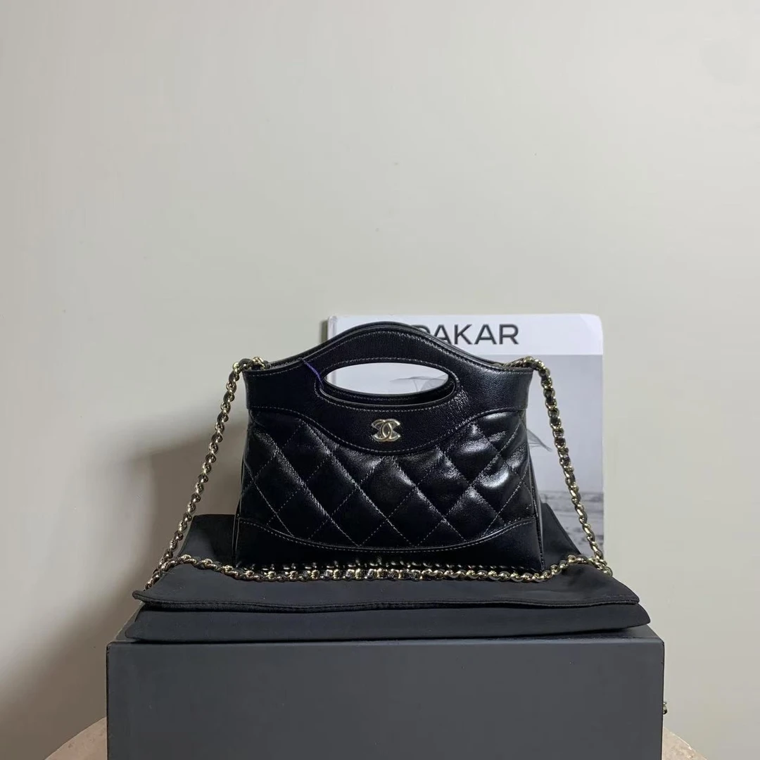 99新 Chanel/香奈儿 壹臻susu/24b黑金羊31bag nano 96755560