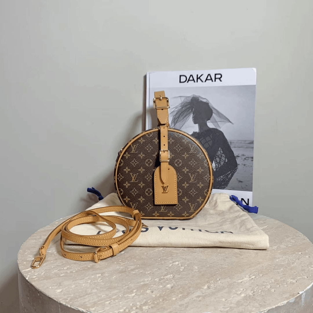95新 LouisVuitton/路易威登 壹臻/ lv 老花硬圆饼 19年 57199229