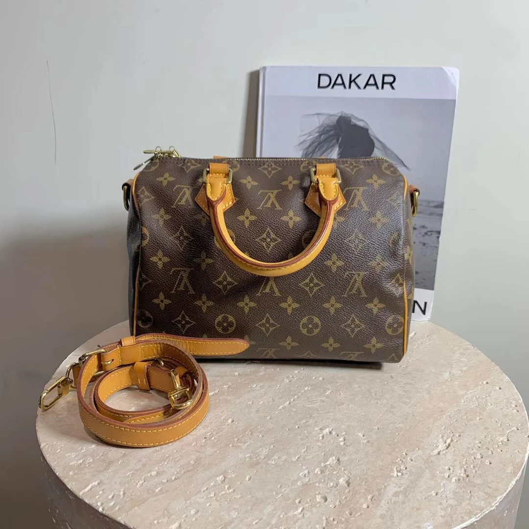 95新 LouisVuitton/路易威登 壹臻/speedy25肩带款58864762
