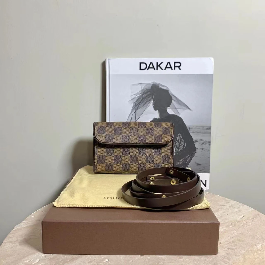 95新 LouisVuitton/路易威登 壹臻/ LV 棕棋盘格腰包 78379826