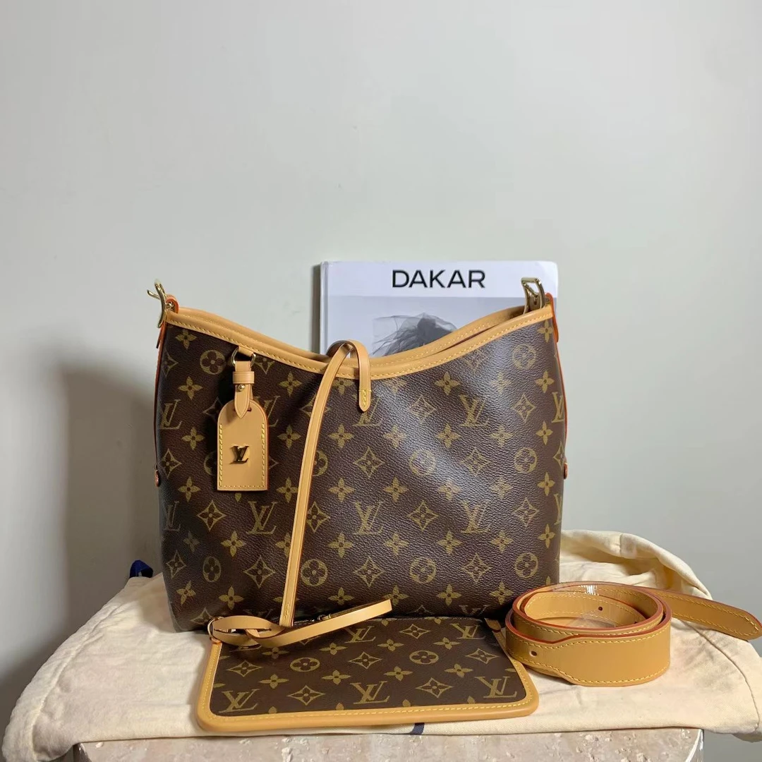 99新 LouisVuitton/路易威登 壹臻/99新老花carry包小号92731375