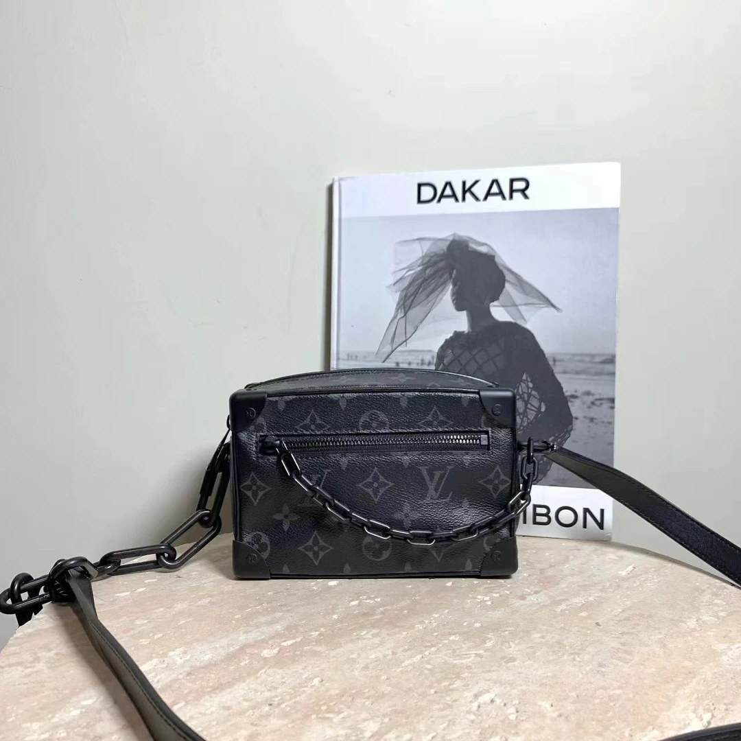95新 LouisVuitton/路易威登 壹臻/黑老花softtrunk盒子30005676