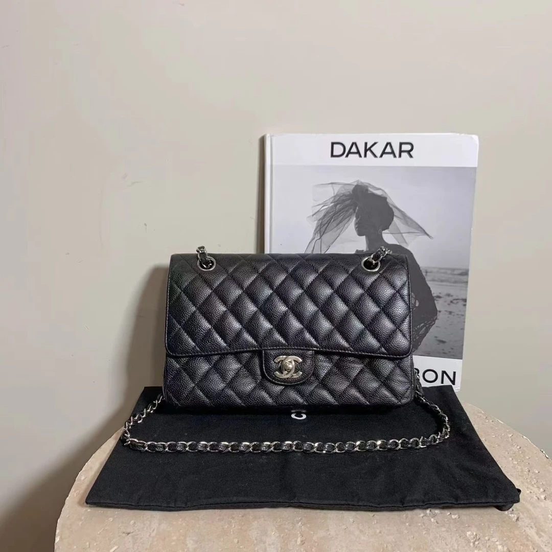 95新 Chanel/香奈儿 壹臻/香奈儿黑金cf 中号56764194
