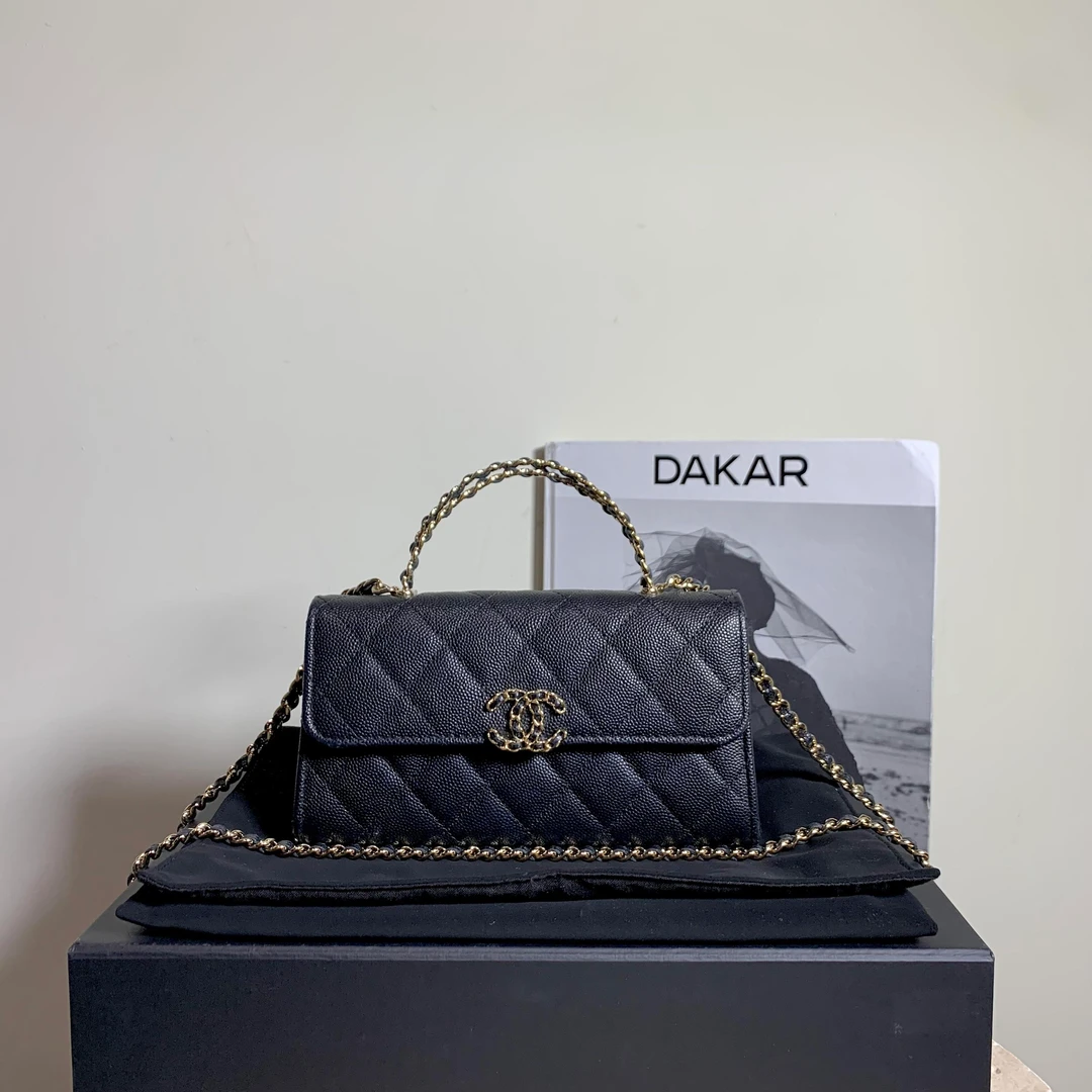 99新 Chanel/香奈儿 壹臻中古/23P黑金鱼子酱KelIy 24155810
