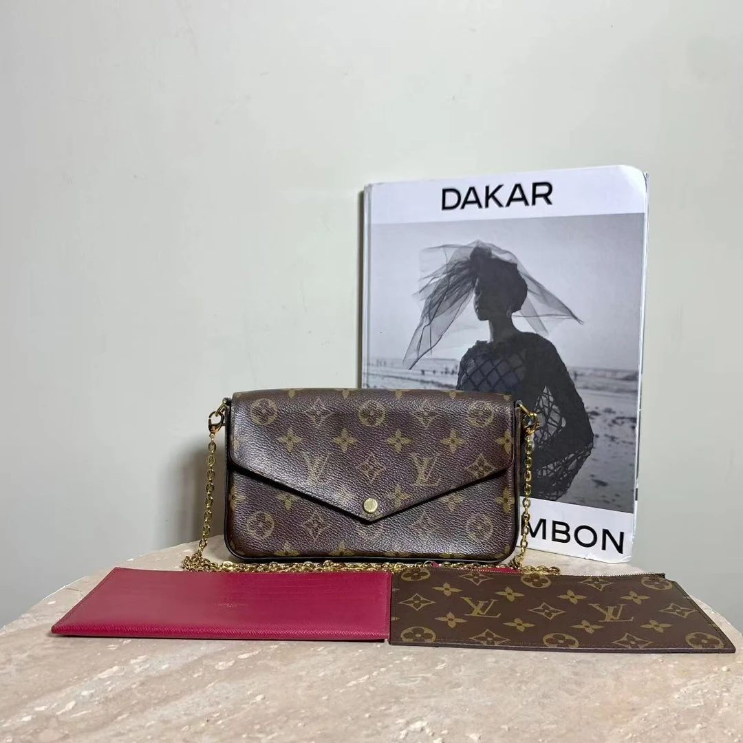 95新 LouisVuitton/路易威登  壹臻/ LV老花三合一 45219233