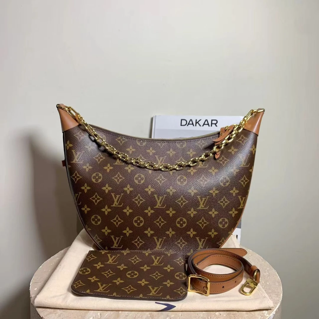 99新 LouisVuitton/路易威登 壹臻/老花大豌豆 608859771