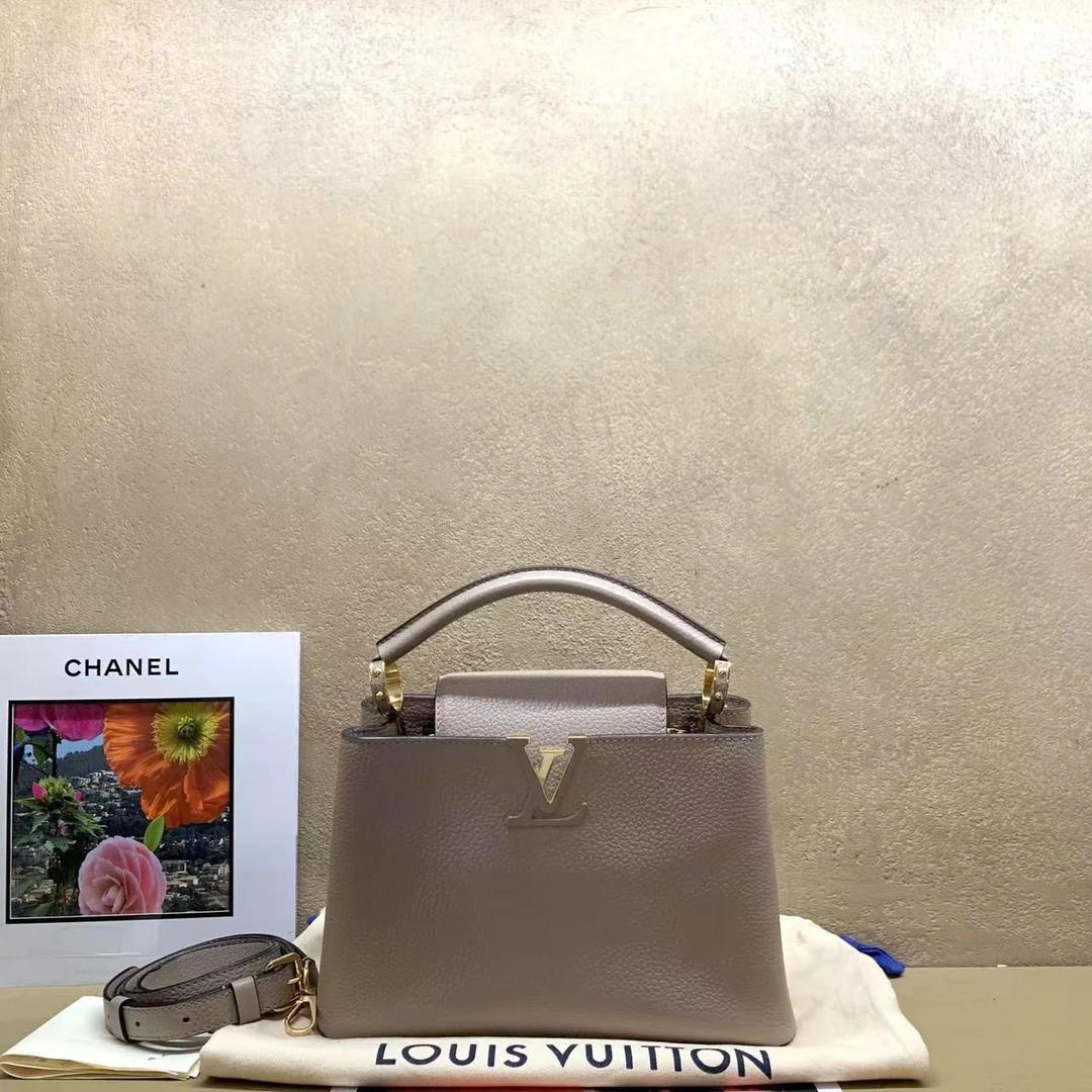 95新 LouisVuitton/路易威登  壹臻中古/大象灰单肩包/50196898