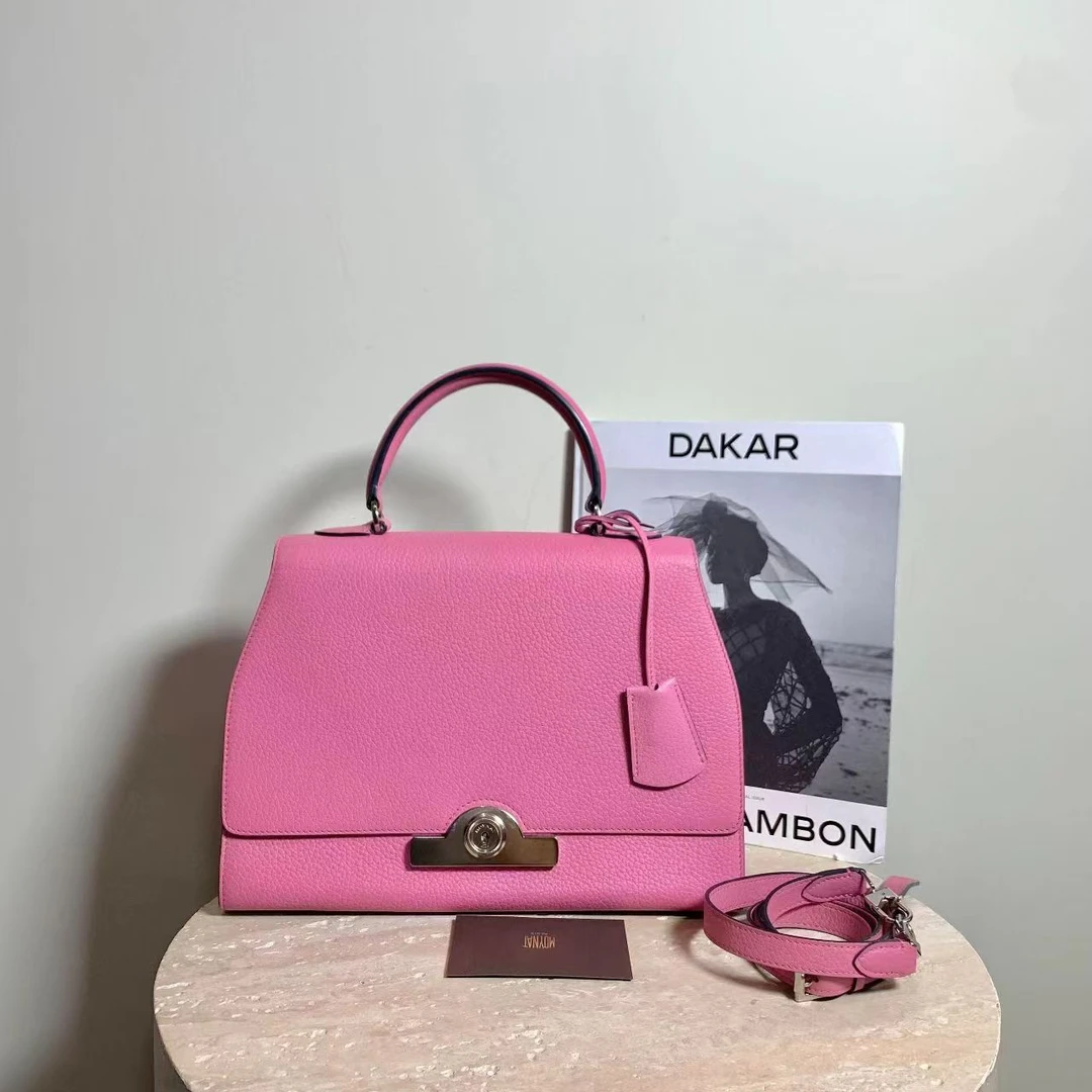 95新 MOYNAT/摩奈 壹臻中古/粉色rejane大号 73837797