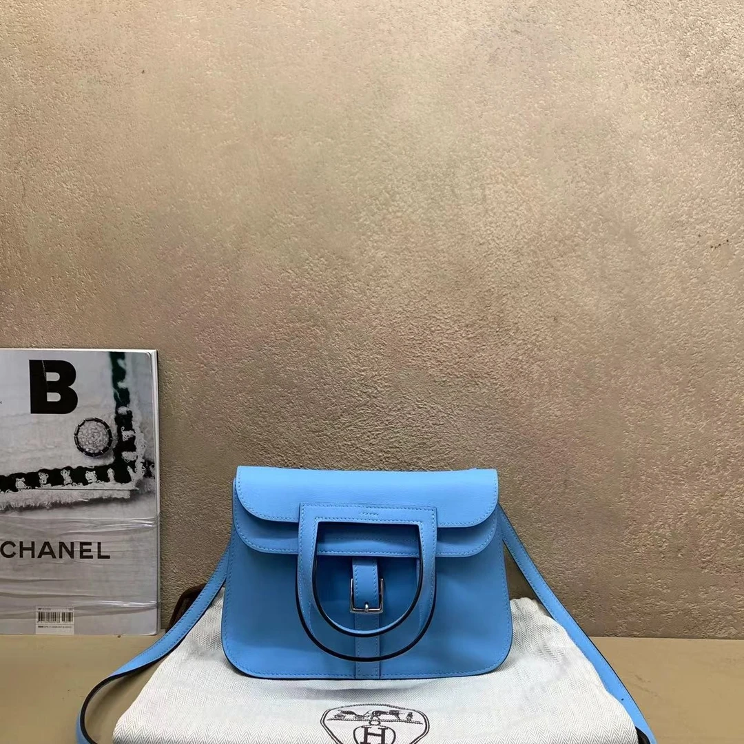 95新 Hermes/爱马仕 壹臻中古/北方蓝halzanminiC刻 91992962