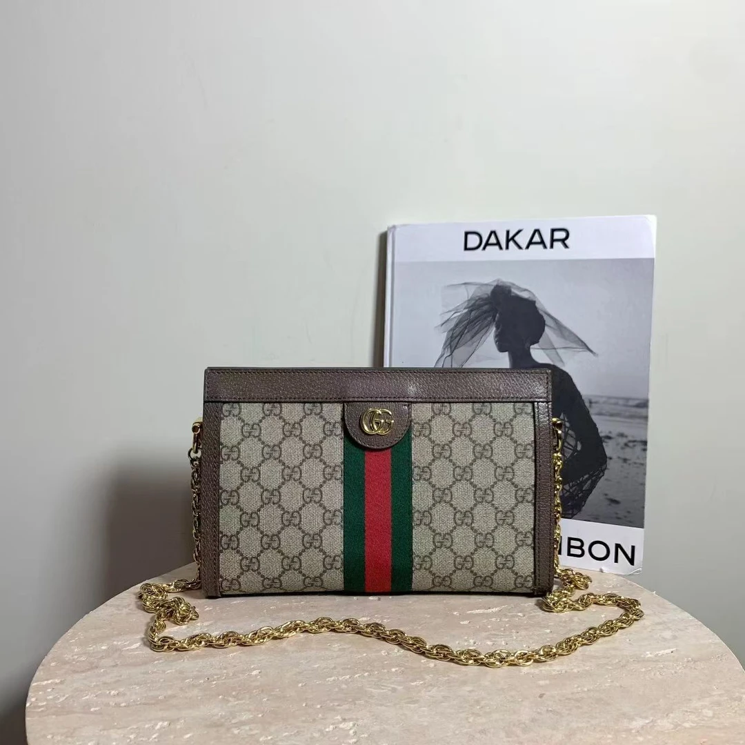 95新 GUCCI/古驰 壹臻中古/老花op夹子包小号 29758888