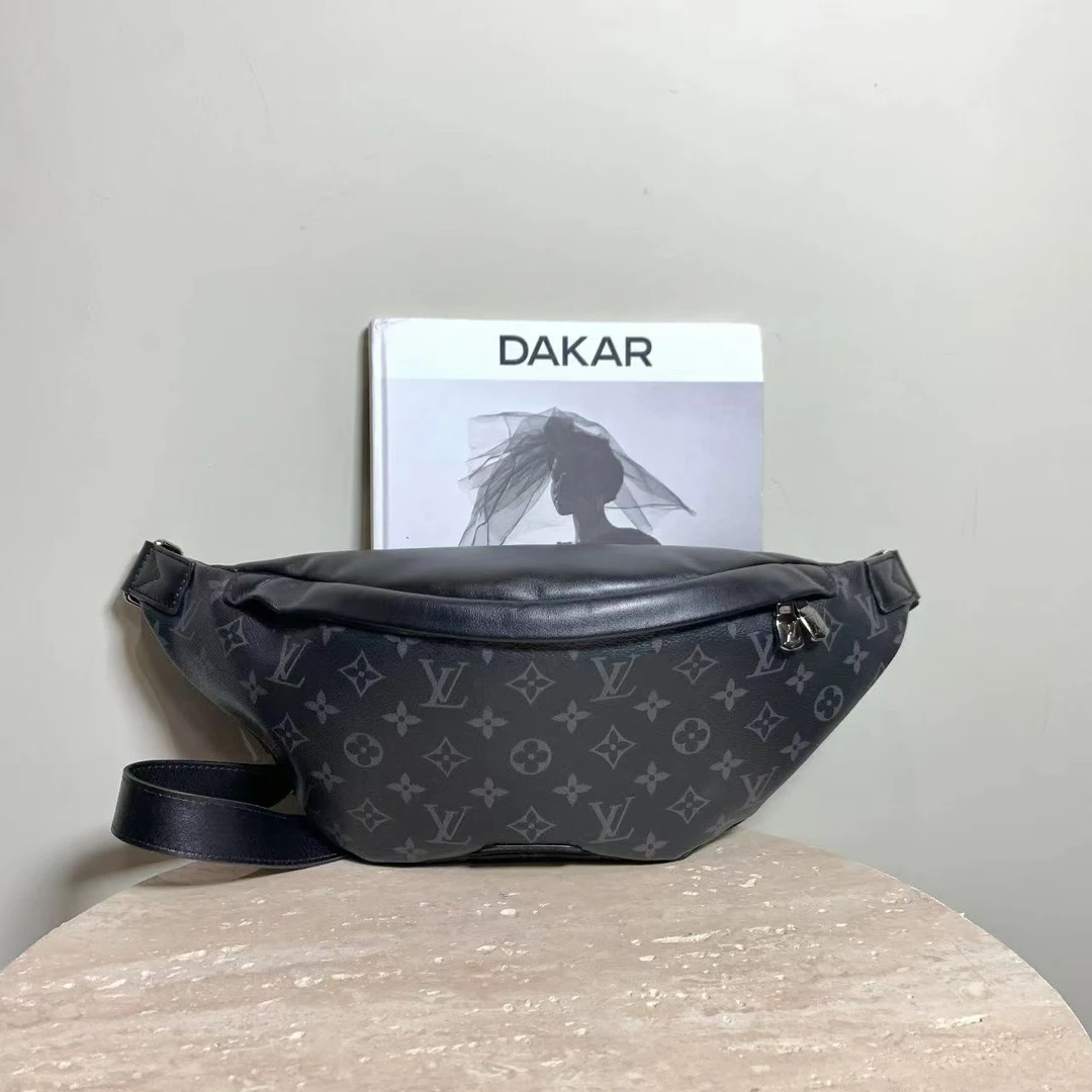95新 LouisVuitton/路易威登 壹臻中古/黑老花腰包 76384982